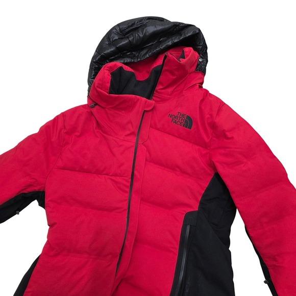 $500 The North Face Amry 700 Down Puffer Jacket Womens XL Red Black NF0A5G9K - Picture 14 of 15